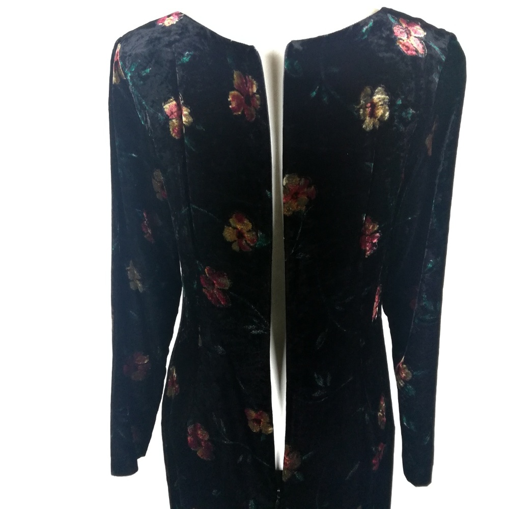 Terry Ward vintage crushed velvet long sleeve - Picture 6 of 8